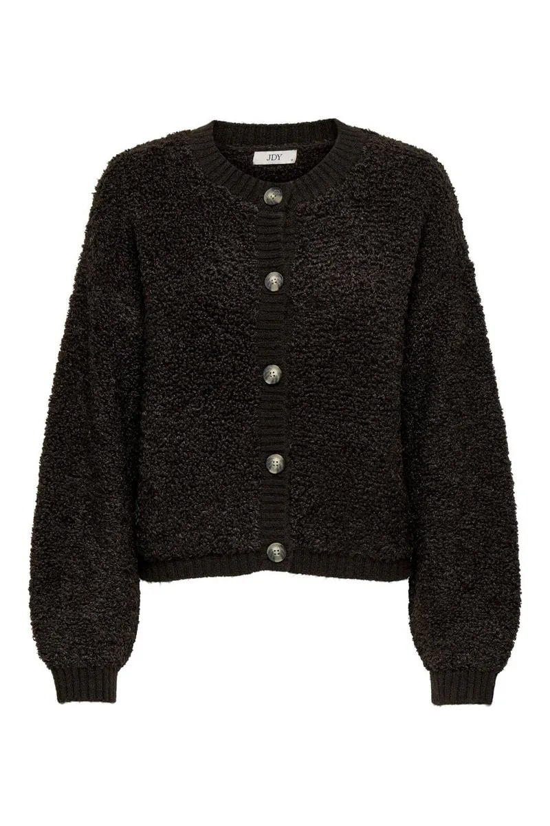 JDY - Jdyeira Life L/S Oneck Cardigan Knt - 4985919 Chocolate Torte
