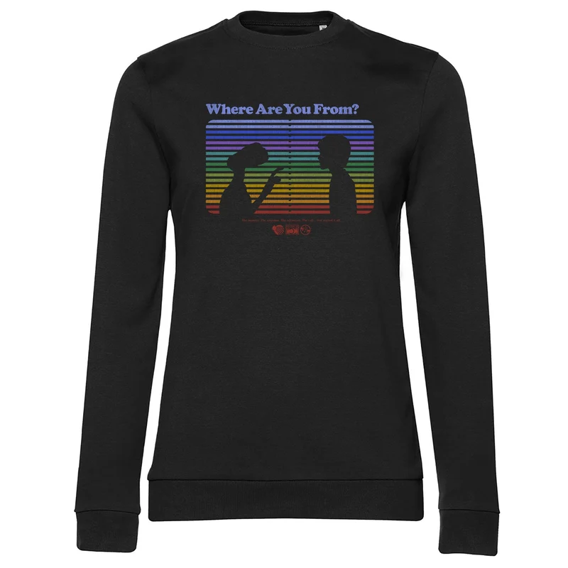E.T. - Where Are You From Girly Sweatshirt