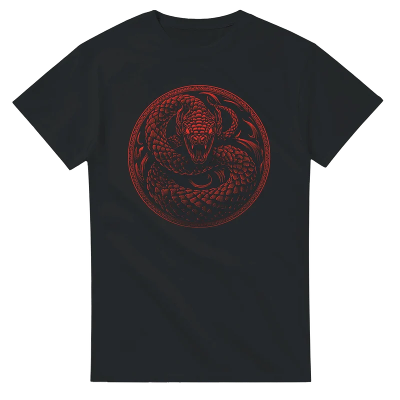 T-shirt - Red Snake