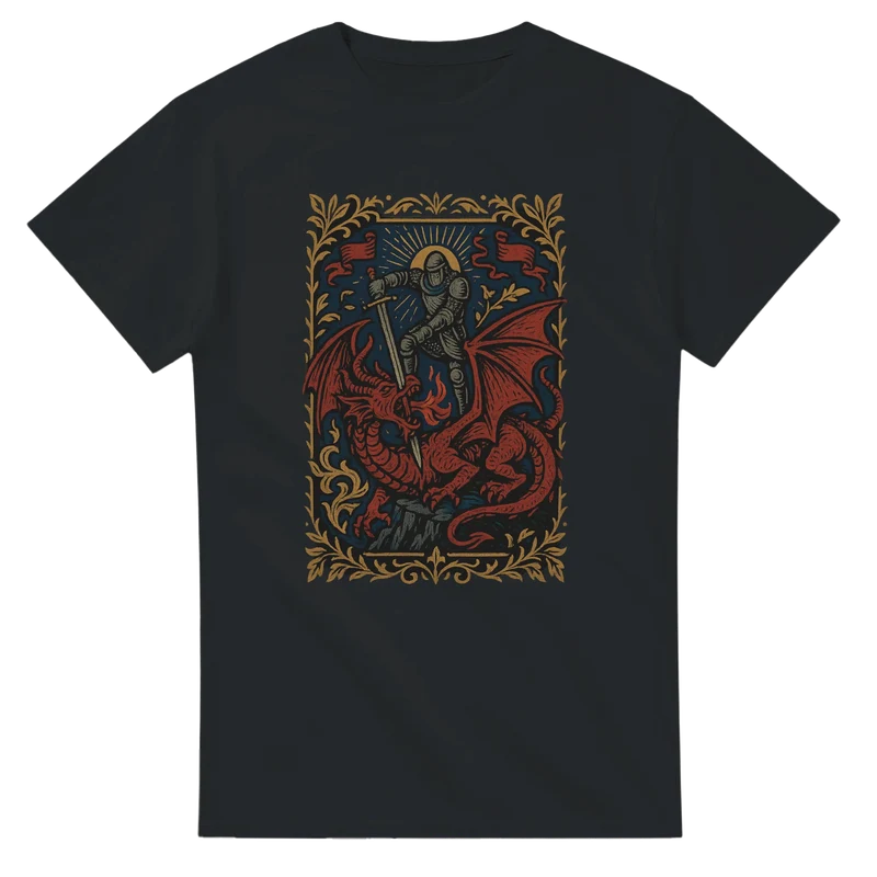 T-shirt - Riddaren och draken