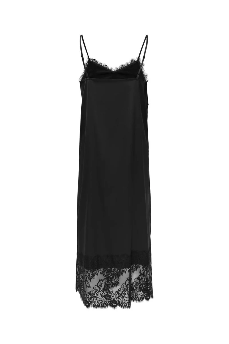 Jdy - Jdyalana S/L Lace Midi Dress - 5138688 Black Black Lace