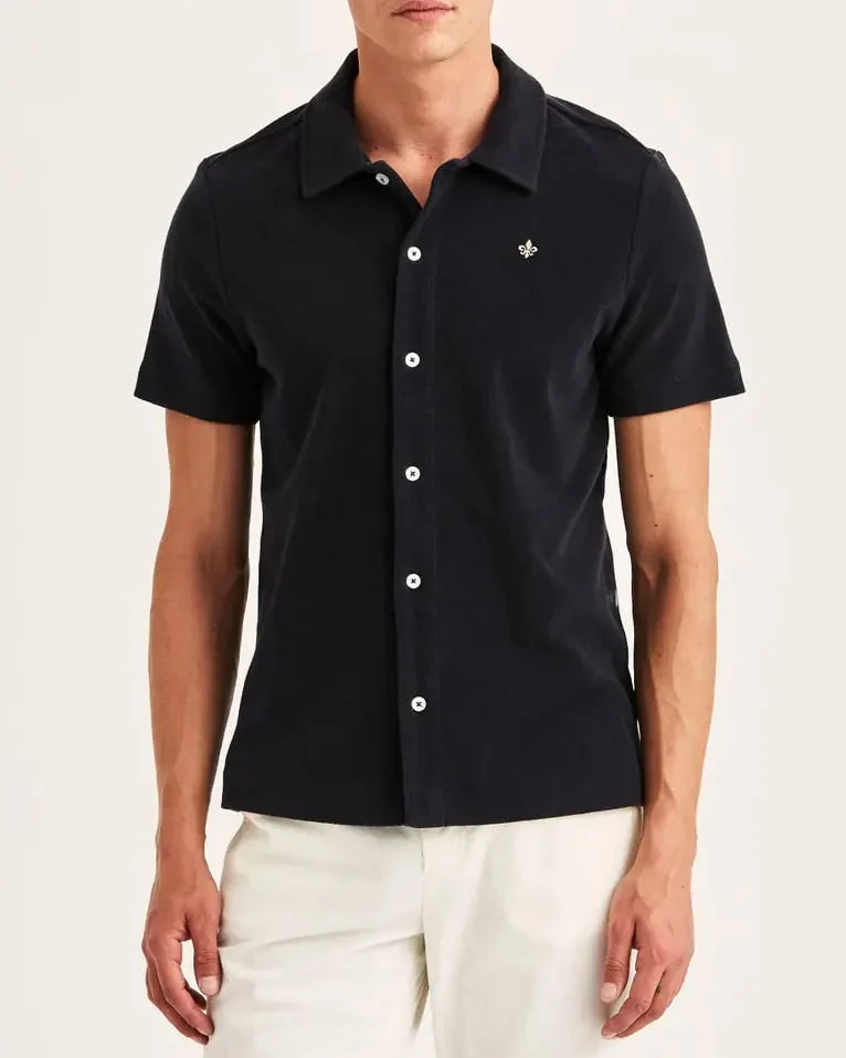 MORRIS Lily Terry Shirt SS - Old Blue