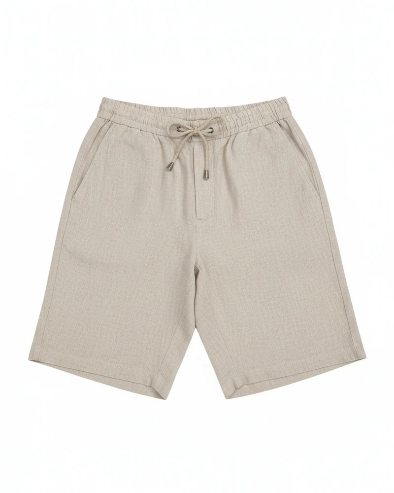 SAND Jason S Linen Shorts - Beige