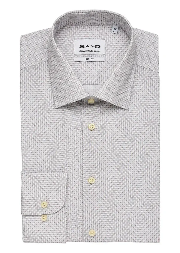SAND 8226 State N2 Shirt - Light Grey