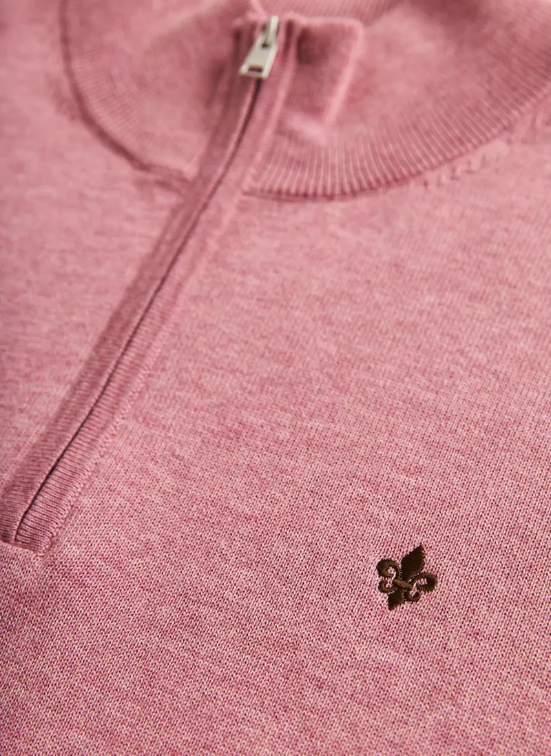 MORRIS Riley Half Zip - Pink