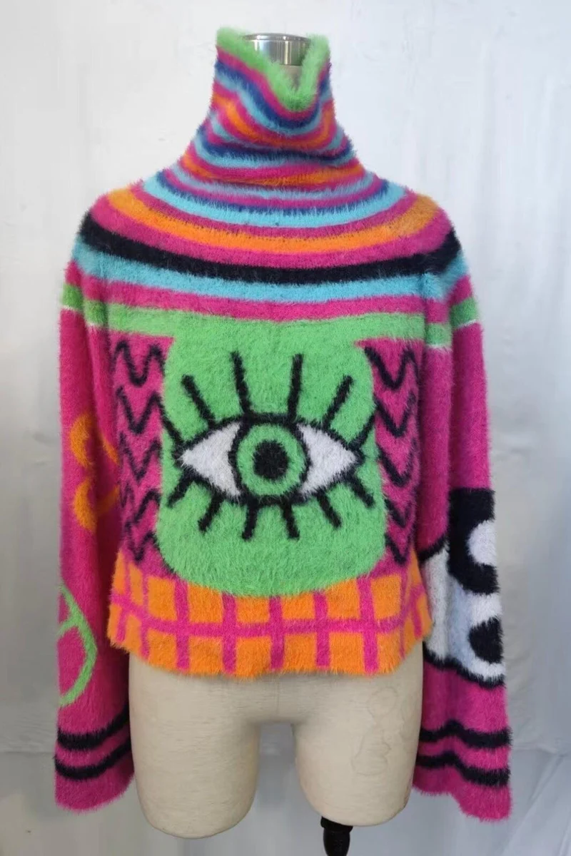 Hunkøn - Kitti Knit Blouse 26500 - Green Eye