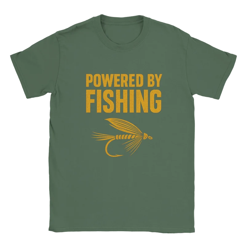 T-shirt - Powered by Fishing