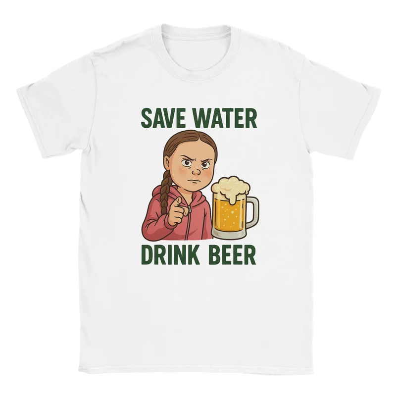 T-shirt - Save water, drink beer