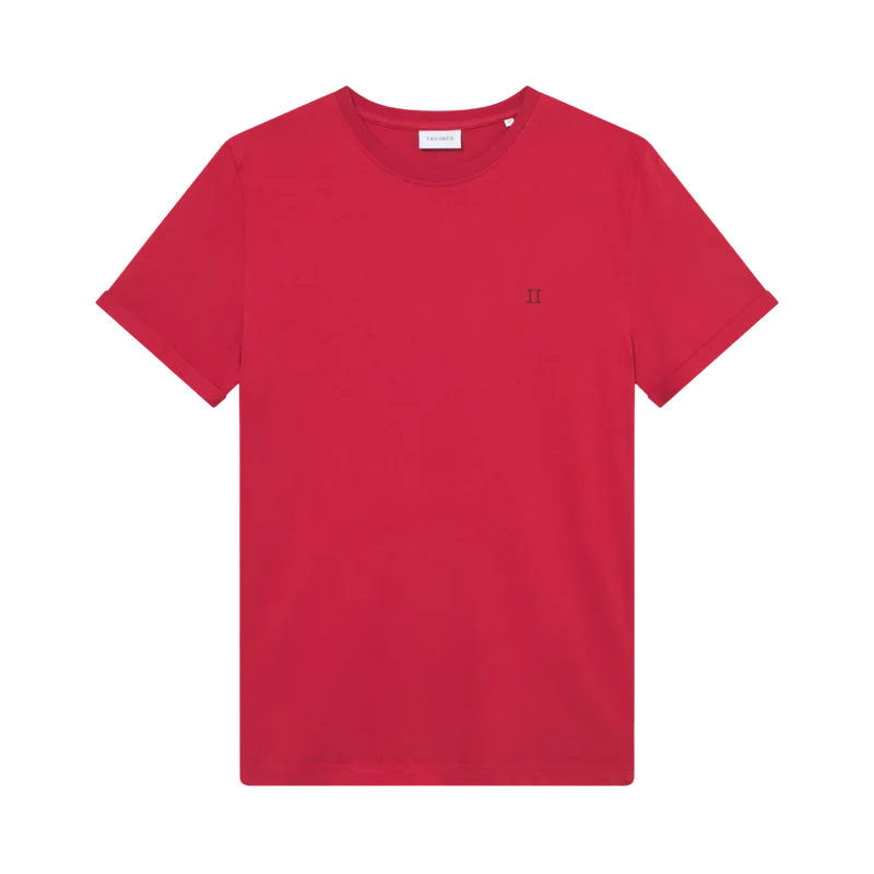 Norregaard Contrast T-Shirt - Scarlet Sage