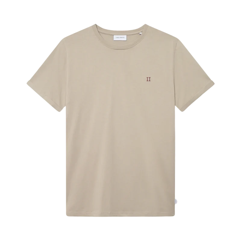 Norregaard Contrast T-Shirt - Dark Sand