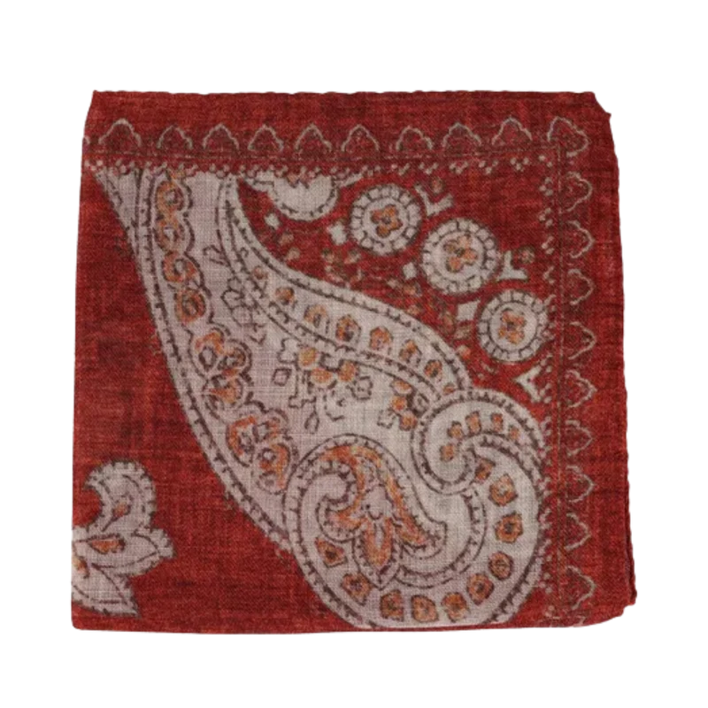 Pocket Square - Rust melange
