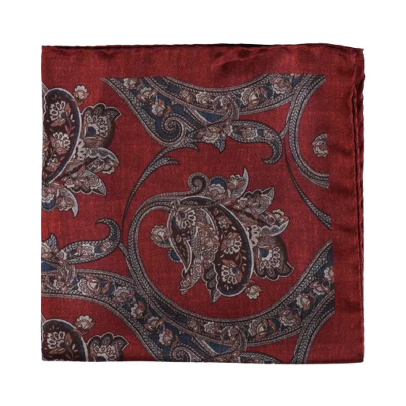 Pocket Square - Rust