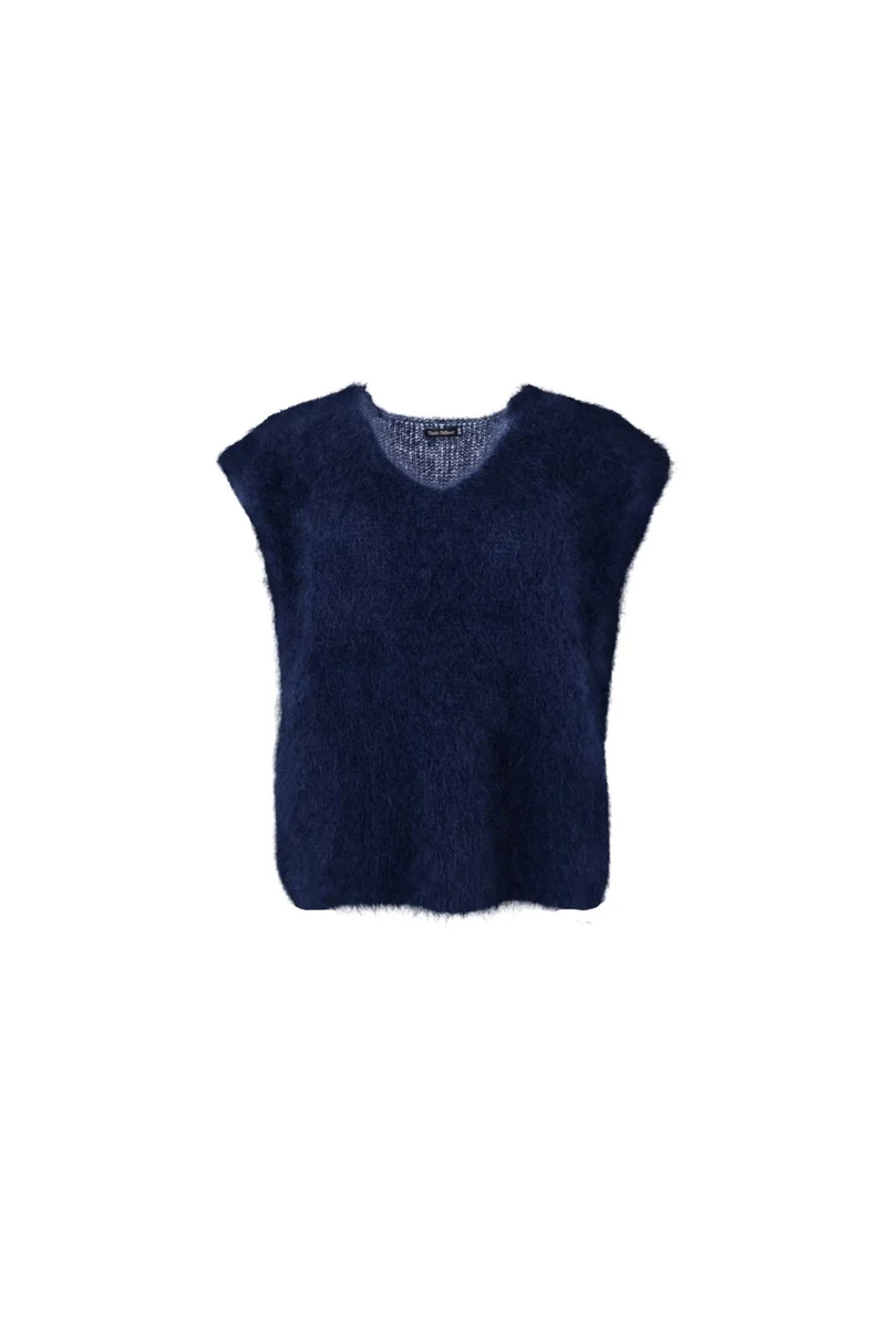 Black Colour - Bcbjoerk Pullover Vest 1252 - Navy