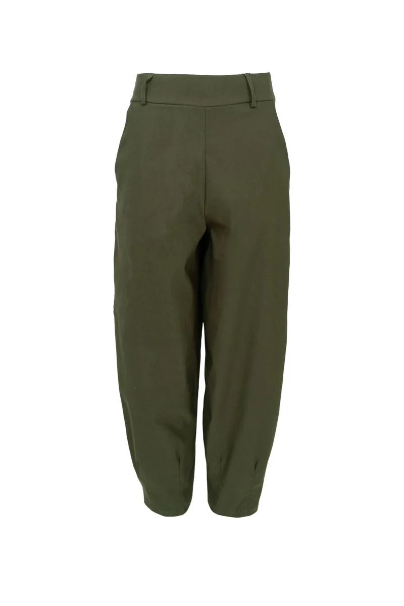 Black Colour - Bcbeverly Barrel Pant 41010 - Dk. Army