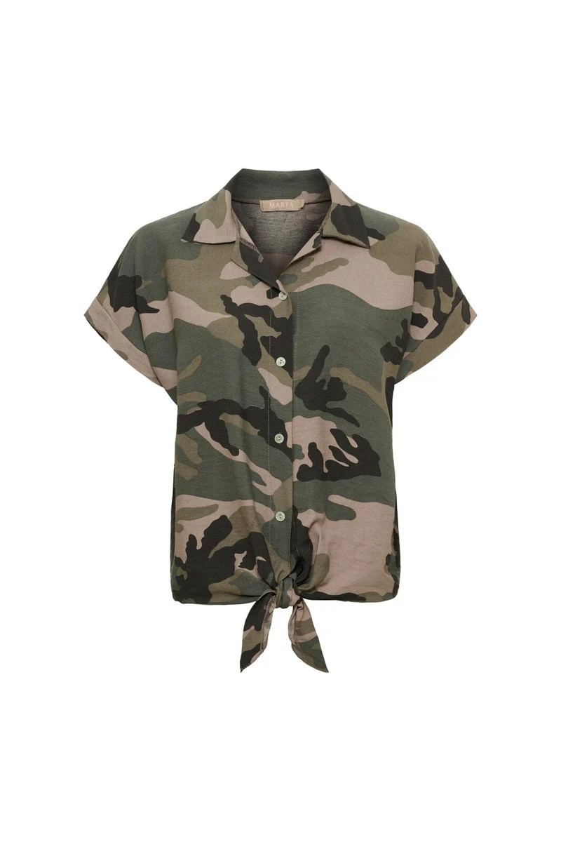 Marta Du Chateau - Mdcvianne Shirt 26133 - Military6