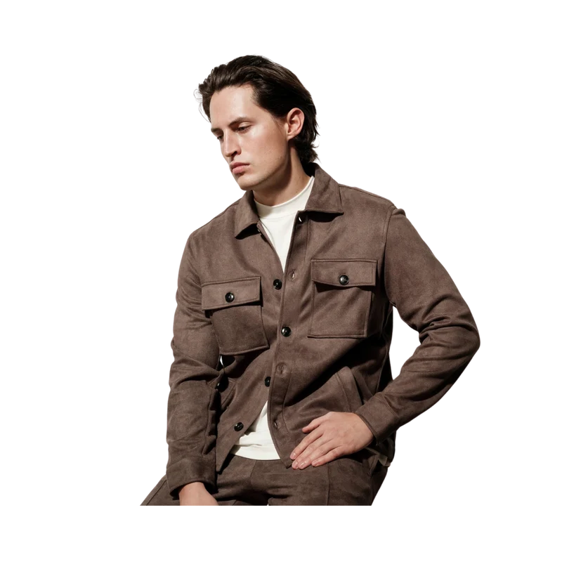 Denki Overshirt - Brown