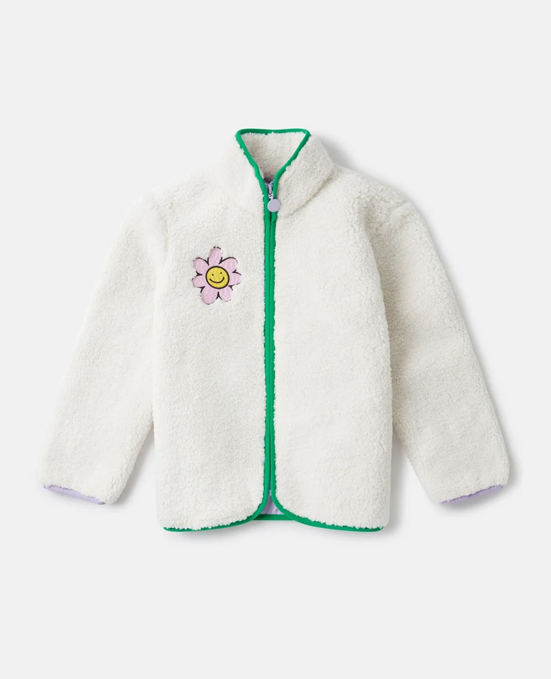 HAPPY FLOWERS FLEECE