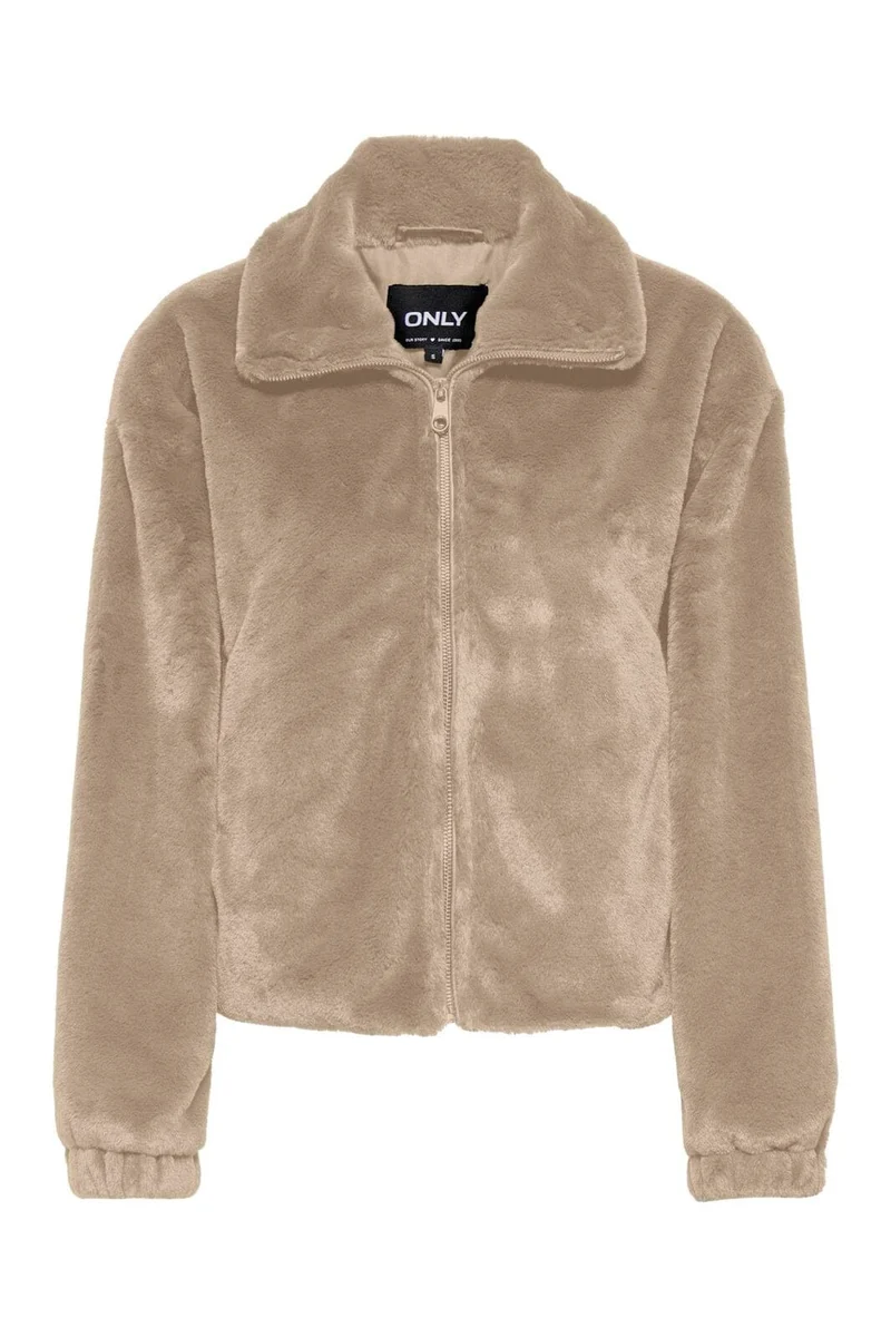 Only - Onldana Sol Faux Fur Jacket Cc - 5100097 Silver Mink