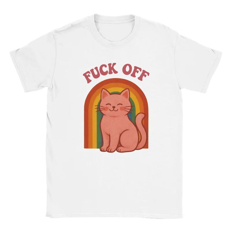 T-shirt - Friendly Cat, Rude Mood