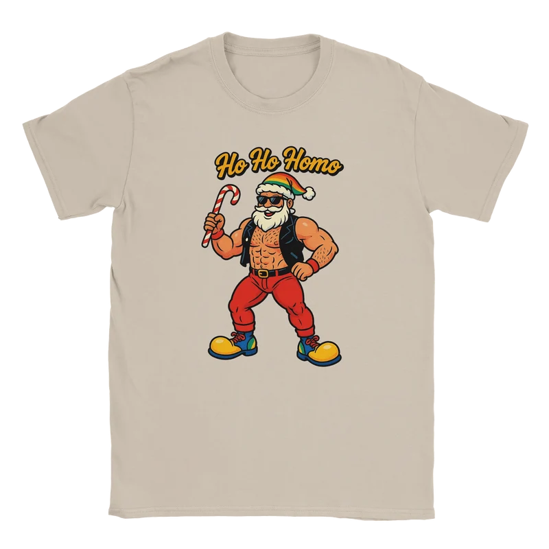 T-shirt - Ho ho homo