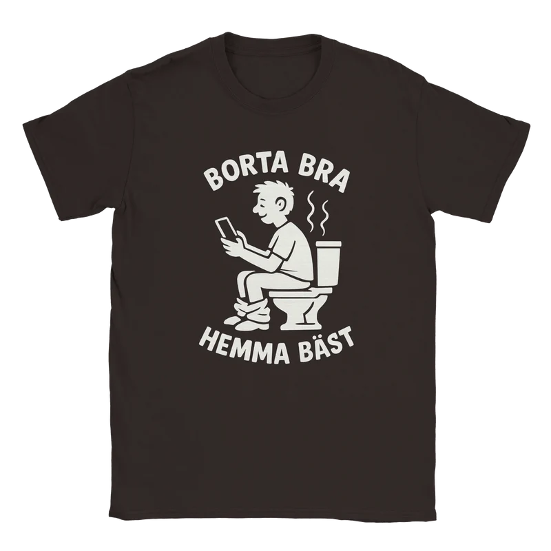 T-shirt - Borta bra, hemma bäst