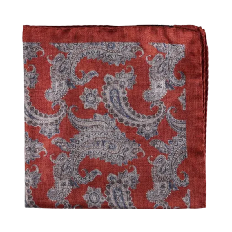 Pocket Square - Rust melange