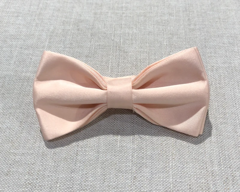 STHLM KRAVATT Silk Bow Tie Mini - Light Coral