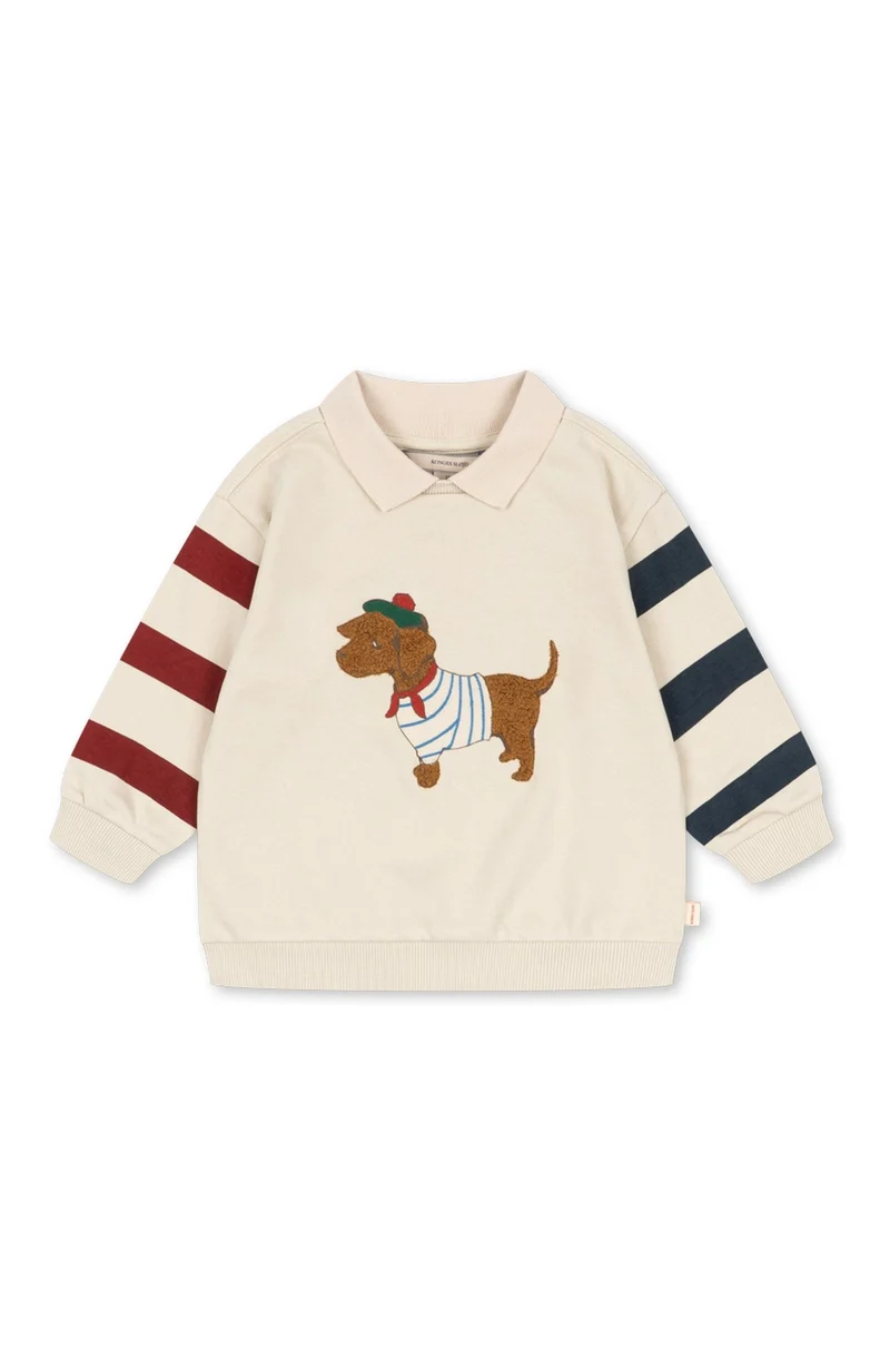 Spotty Sweat Shirt - Brown Rice