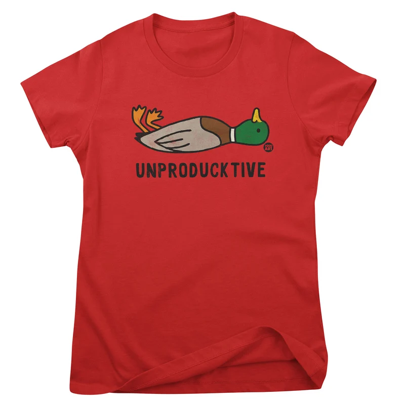 Unproducktive - ToddArt Girly Tee