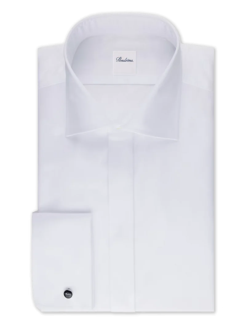 STENSTRÖMS Tuxedo Shirt Slimline - White