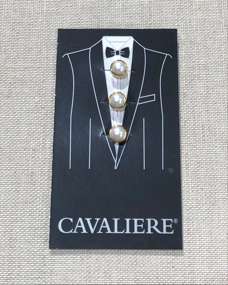 CAVALIERE Shirt Studs 3P - Gold