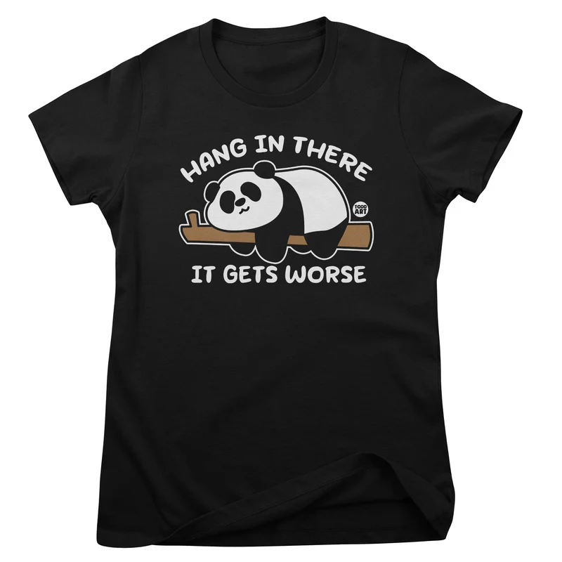 Hang In There - ToddArt Girly Tee