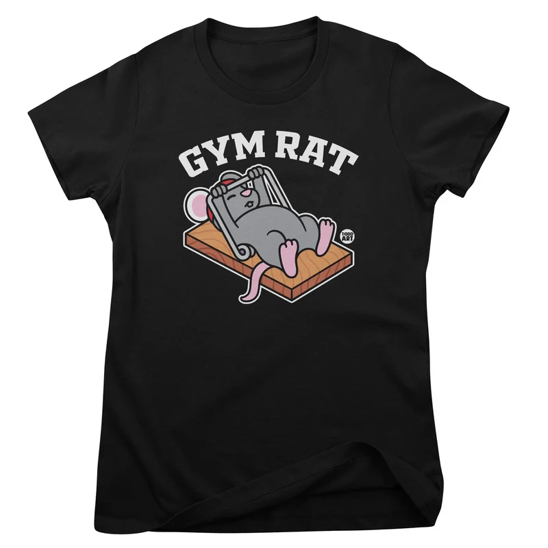 Gym Rat - ToddArt Girly Tee