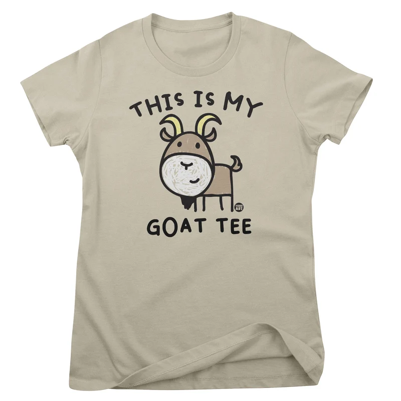 This Is My GOAT Tee - ToddArt Girly Tee