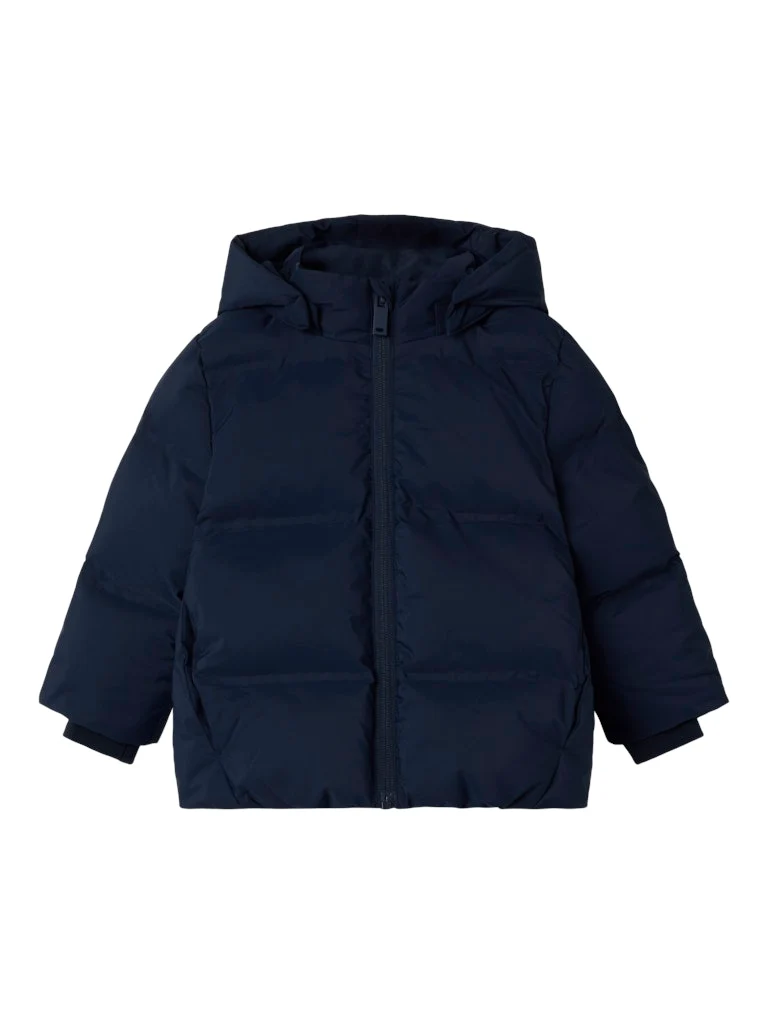 Blå Puffer Jacka