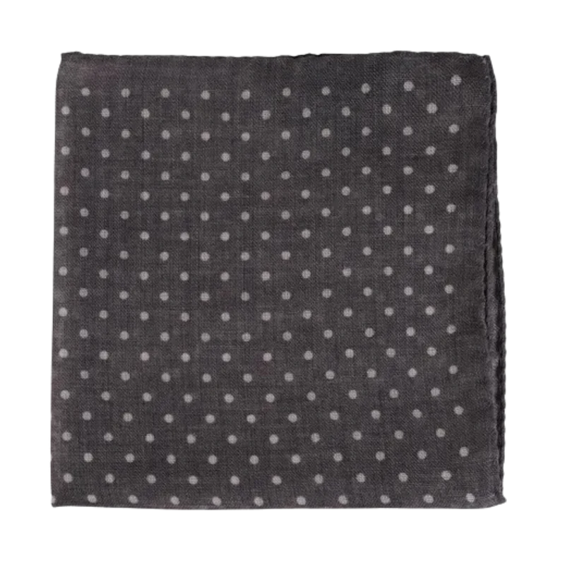Pocket Square - 902 Grey melange
