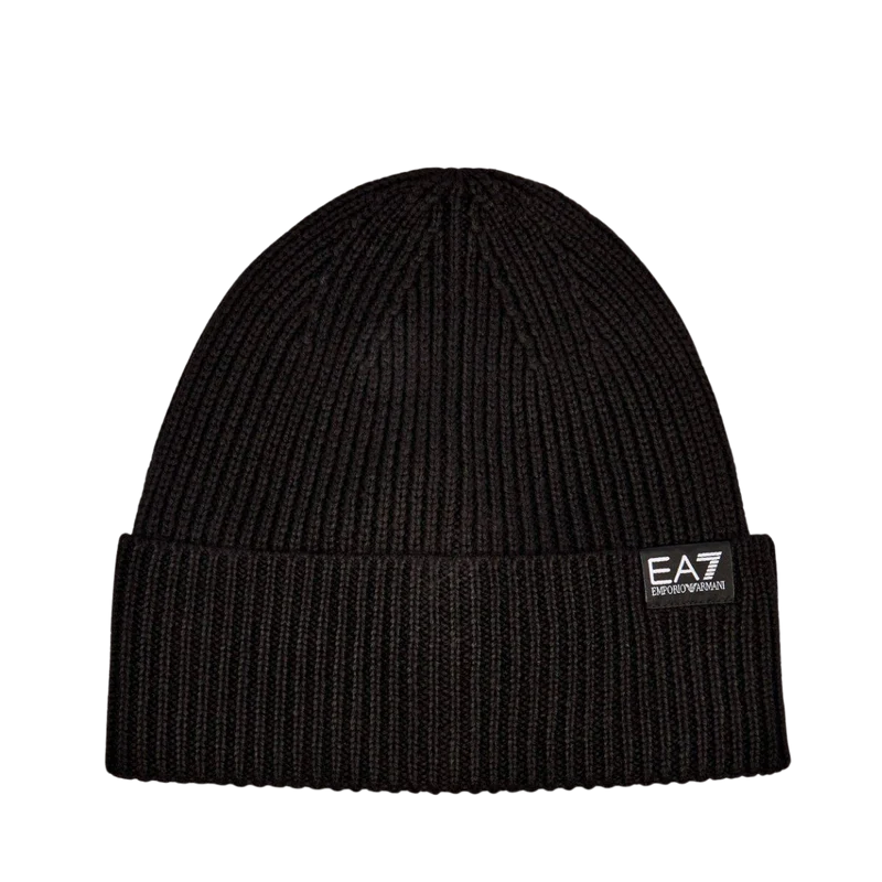 Mountain Beanie Hat - Black