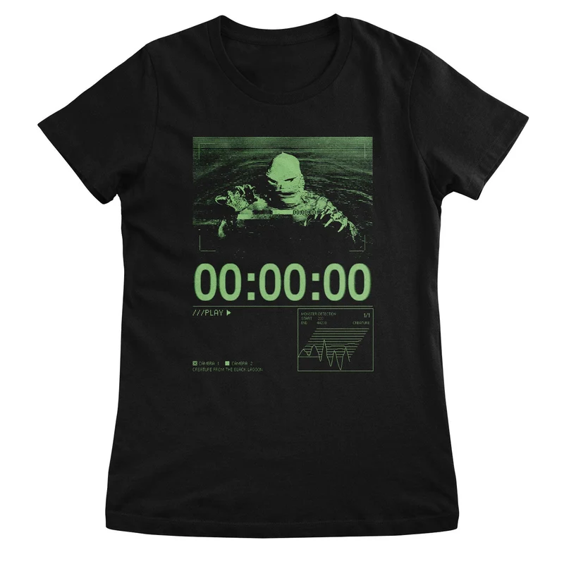 Creature From The Black Lagoon on CCTV Girly Tee
