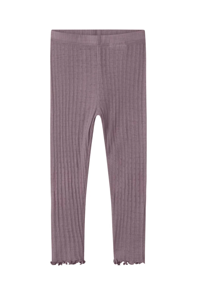 Name It - Nmfwossa Wo/Si Rib Legging - 4969335 Toadstool