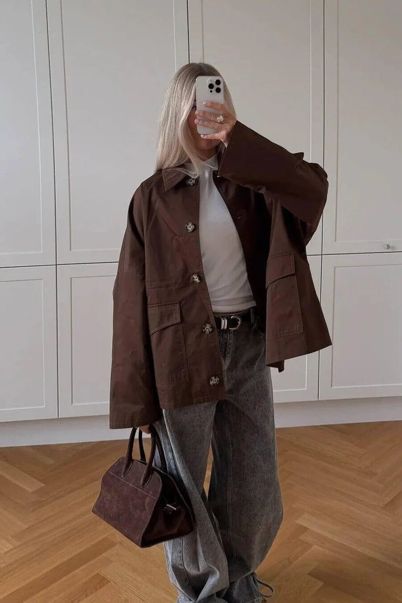 Noella - N-Margo Jacket 12690024 - 674 - Chocolate