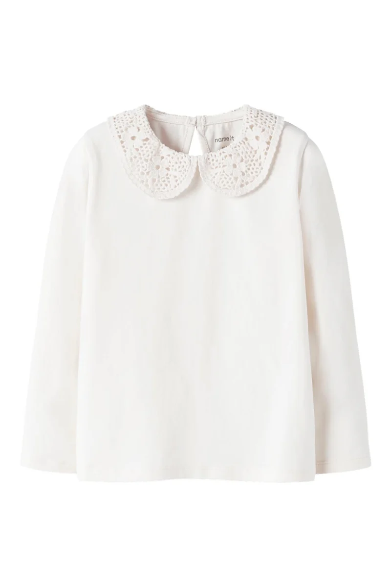 Name It - Nmfnus Ls Top - 5156822 Cloud Dancer