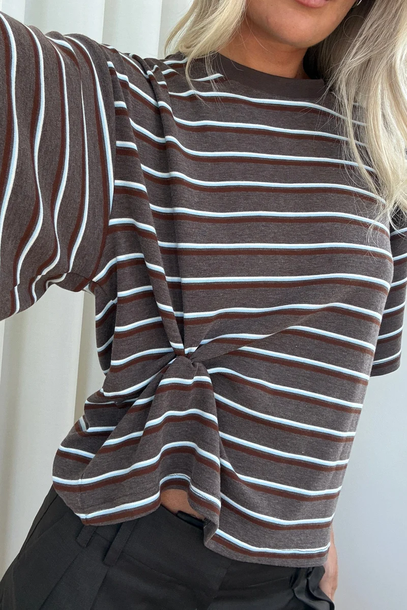 Noella - N-Murphie Top 16330002 - 1497 - Dalma Blue Stripe