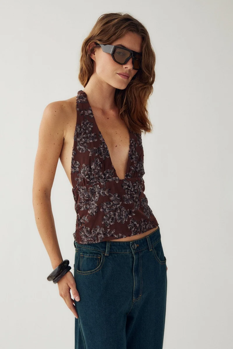 Noella - N-Maribel Top 16320001 - 1471 - Medium Brown