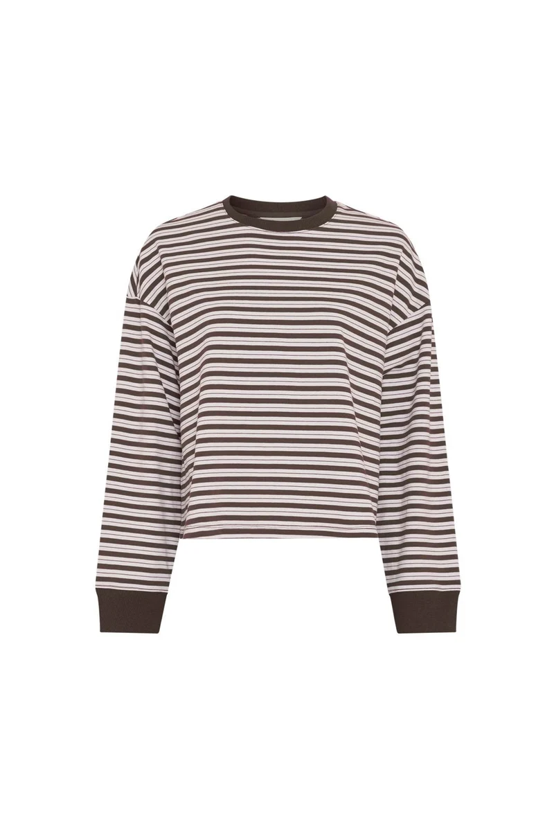 MSCH Copenhagen - Mschmonde Krestiane Pullover Stp 20083 - Egret Hot Fudge