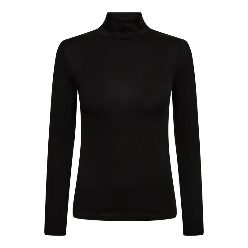 Haute L'Amitié - Lux Turtle Ls Tee HL10851 - Black