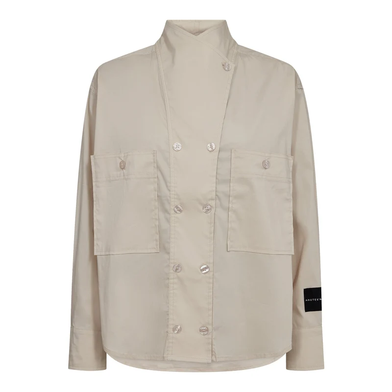 Haute L'Amitié - High Collar Shirt HL10840 - Vanilla