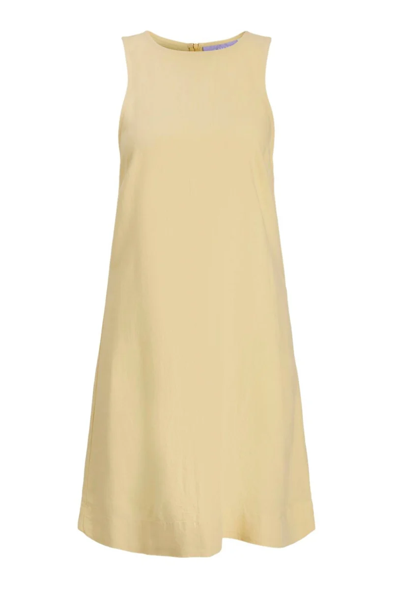 Jjxx - Jxalmira Linen Ble Short Sl Dress Re - 5015087 Sunlight