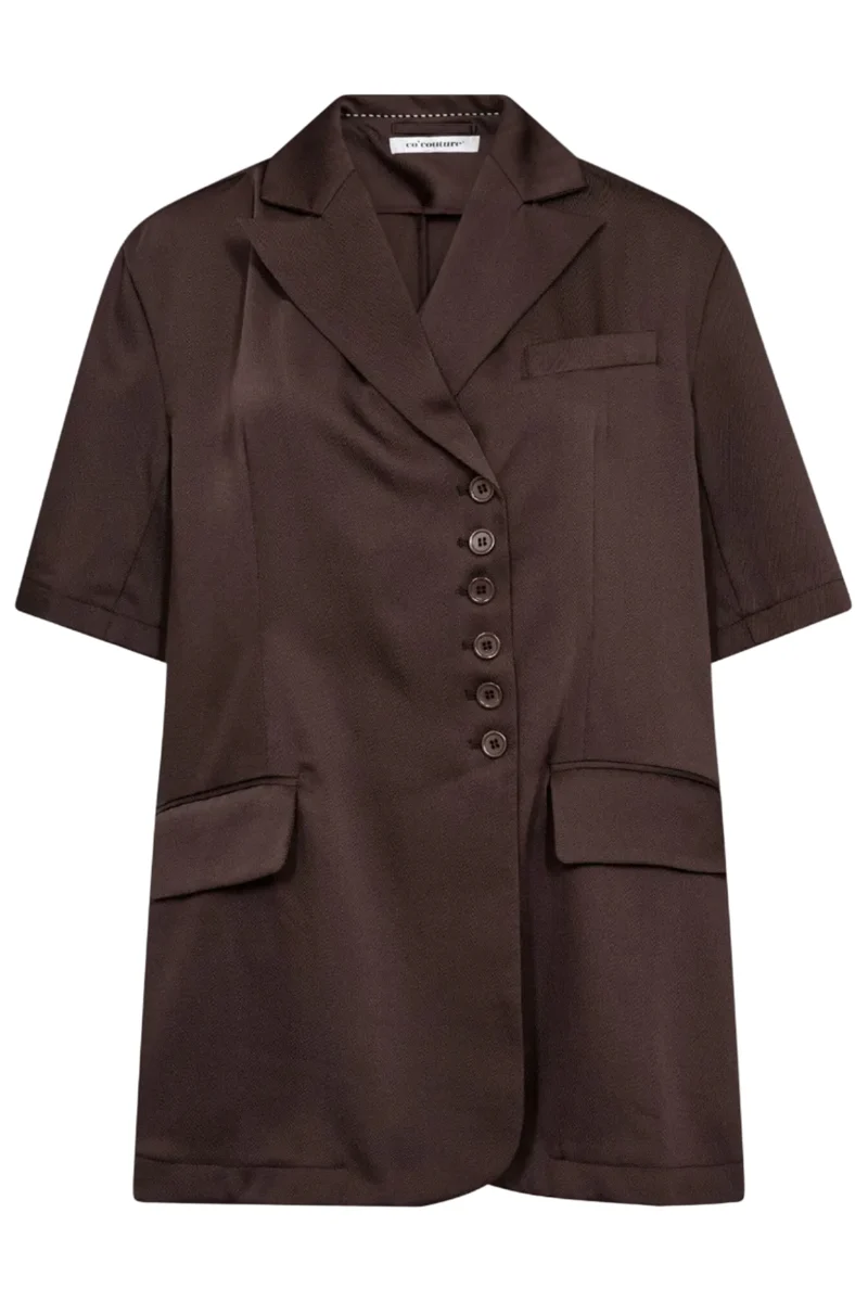 Co´Couture - 40048 Meicc Ss Blazer 500761 - 20003 - Dark Brown