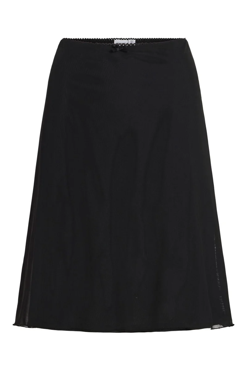 Noisy May - Nmjudith Lw Mesh Skirt - 5197212 Black