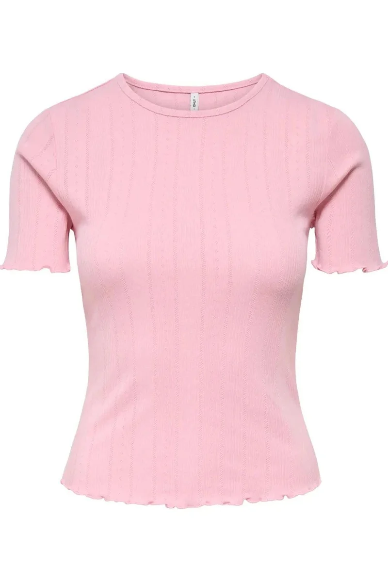 Only - Onltenna Life O-Neck S/S Top - 4941403 Romance Rose